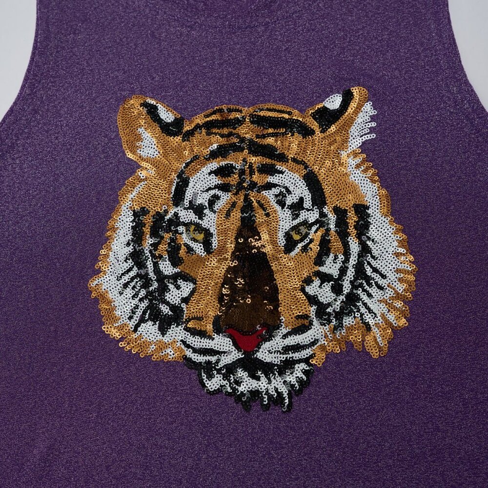 Sparkle City - LSU Game Day - Sparkle Tiger Tank - Picture 2 of 2
